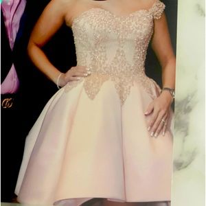 Monica bridal custom made high-low dress